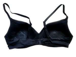 Calvin Klein Underwear Black Logo Regular Fit Bra