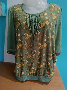 Georgette Korean Tops