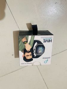 Pebble Hive  Octa Smartwatch - Black