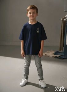 Zara Kids Navy Blue T-shirt