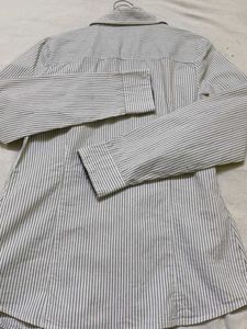 Striped Button-Down Shirt