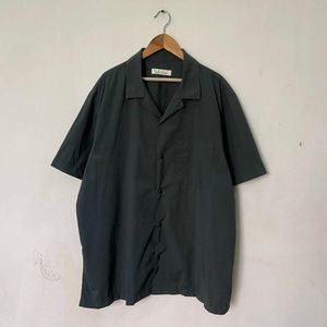 Olive Camp Collar Shirt