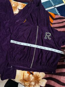 Purple Velvet Tracksuit