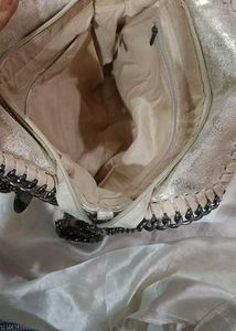 Metallic Chain Detail Bag