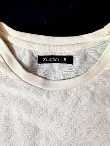 Textured Art White T-Shirt