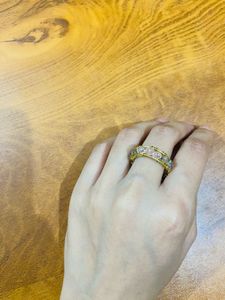 Beaded Gold Wire Ring