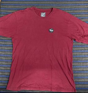 MEN's Maroon Casual T-Shirt