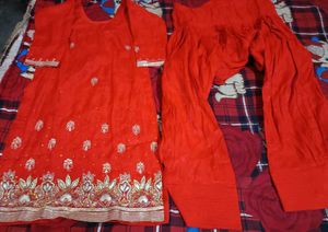 Elegant Heavy Work Punjabi Suit Salwar Set