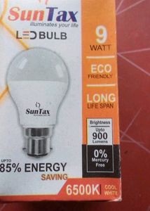 9 Watt Led Bulb×10 Pcs