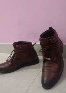 Vellinto Dust-off Synthetic Leather Boots For Men