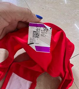 Red Hot Bay Watch Swim Wear Bodysuit Monokini