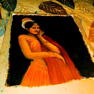 Oil Painting On Canvas, Not Dry