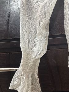 Lace Mock Neck Top