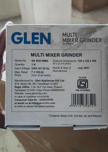 Glen Mixer Grinder