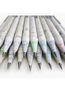 10 Eco-Friendly Paper Pencils + Fun Pen!