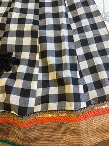Black and White Checkered Suit Set
