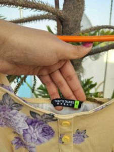 Floral Print Crop Top