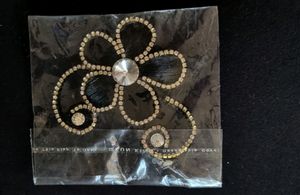 Rhinestone Flower Hair Clip