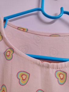 Aesthetic Heart Printed T Shirt