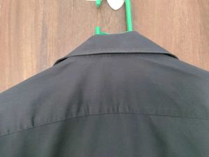 Black Button-Down Shirt