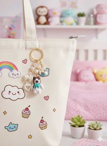 Cute kawaii Bear Keychain