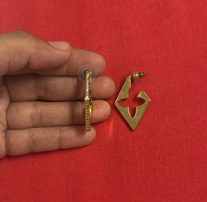 Geometric Gold Earrings