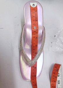 Lavender Transparent Heels (Broken)