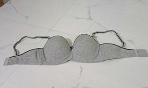 Gray Padded Bra