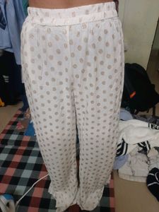 White Palazzo For Ladies.