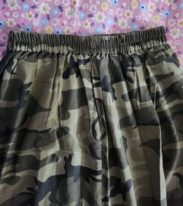 Camo Midi Skirt