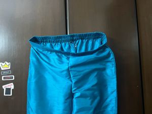Blue Silk Pant