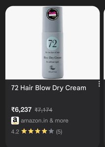 72 Blow Dry Cream