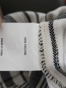 Grey Striped Casul Bottom For Women&#39;s