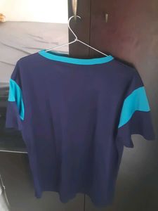 No Fuss Colorblock Tee - Size S