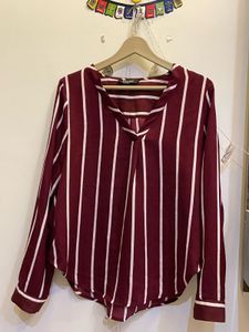 V Neck Shirt Oversized