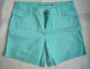 Mint Denim Shorts