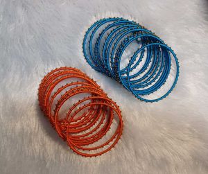 Colorful Beaded Bangles