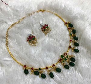 Elegant Gold-Tone Necklace Set