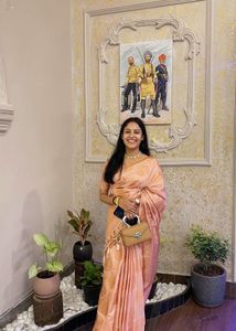 Saree with stitched blouse