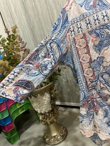Patterned Tunic Top
