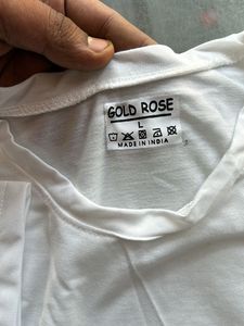 White Tshirt Plain All Sizes Available