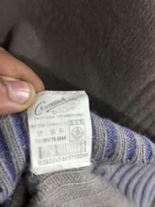 Crocodile Quater Zip Sweater