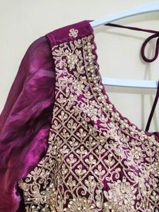 Elegant Embroidered Lehenga