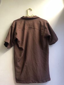 Brown Short Sleeve Shirt