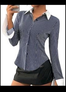Striped Business Casual Shirt