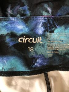 Circuit Blue Printed Leggings
