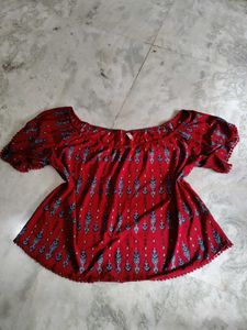 Bust 48 Off shoulder Top
