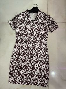 Brown casual/ semi-formal bodycon dress