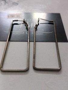 Statement Rectangle Hoop Earrings