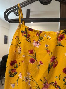 Floral Sundress -  Yellow